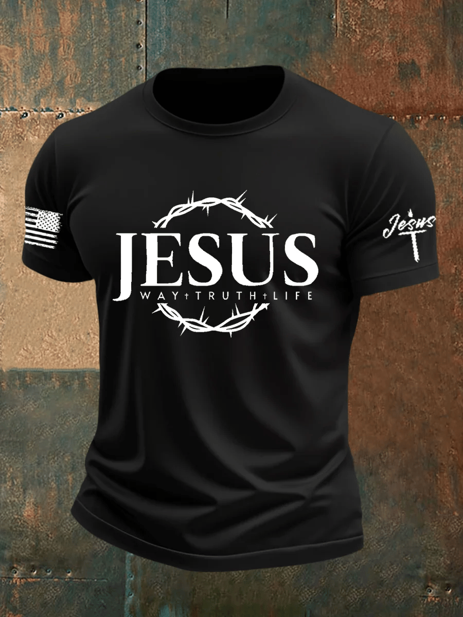 Men's JESUS The Way The Truth The Life Shirt