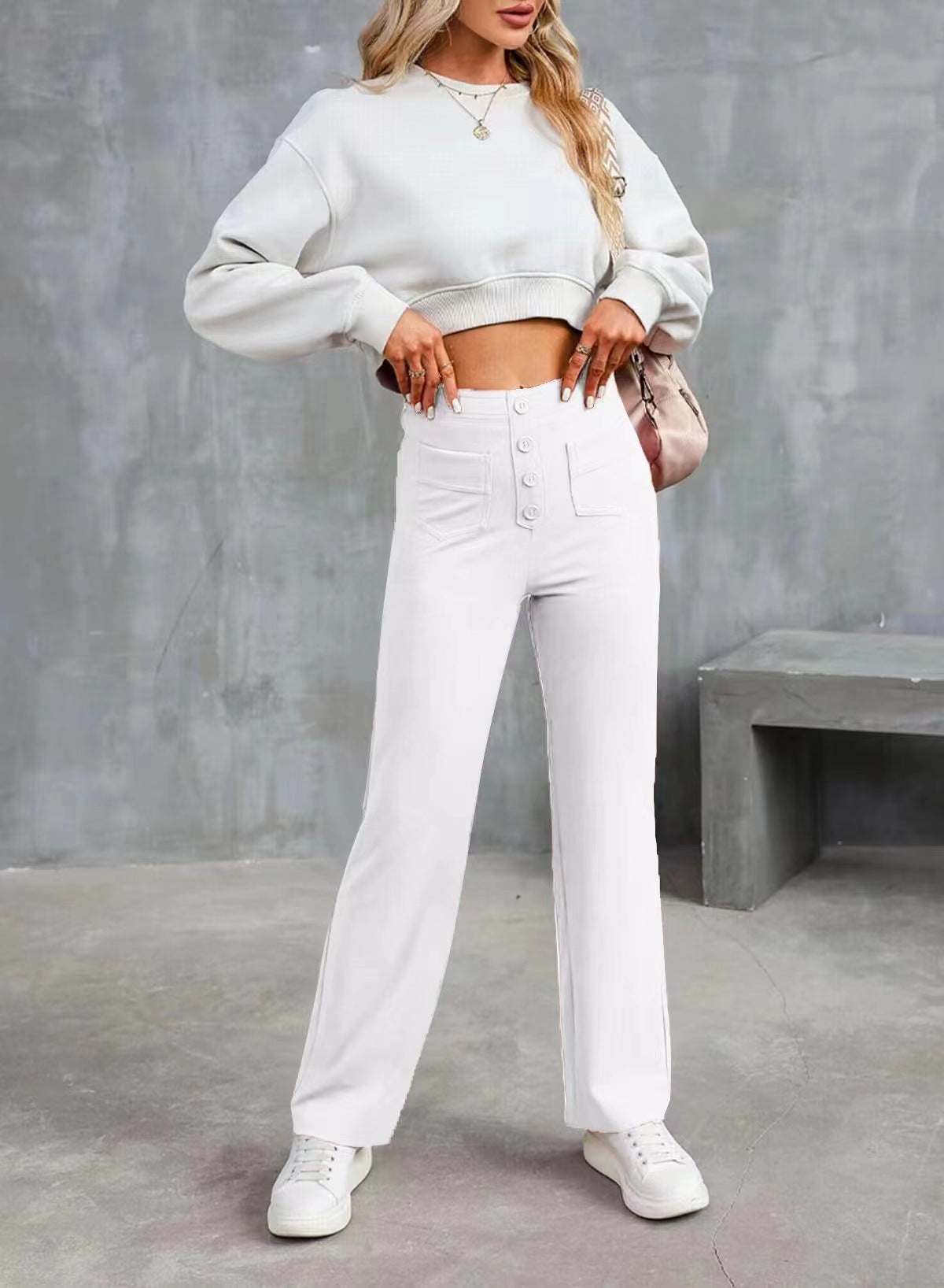 š„Hot Sale 8000+š·Fan Favoriteš„Women's Casual High Waist Stretch Trousers