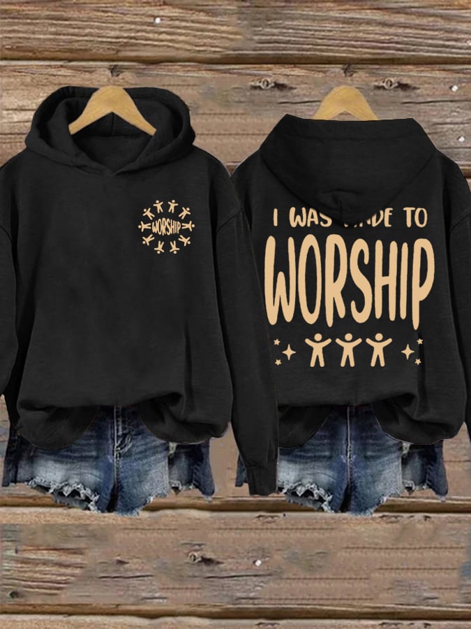 Women's I Was Made To Worship Sweatshirts