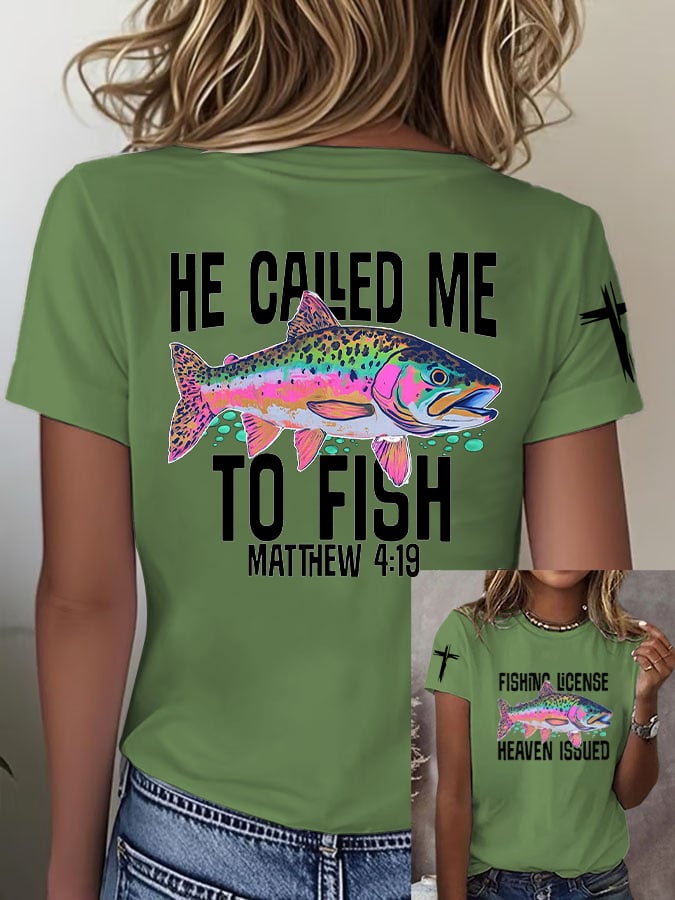 Women's Faith Printed Short-Sleeved T-Shirt