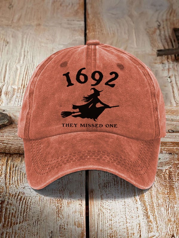 1692 Witch They Missed One Sun Hat