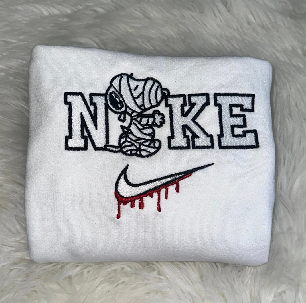 Snoopy Mummy Embroidered Crewneck