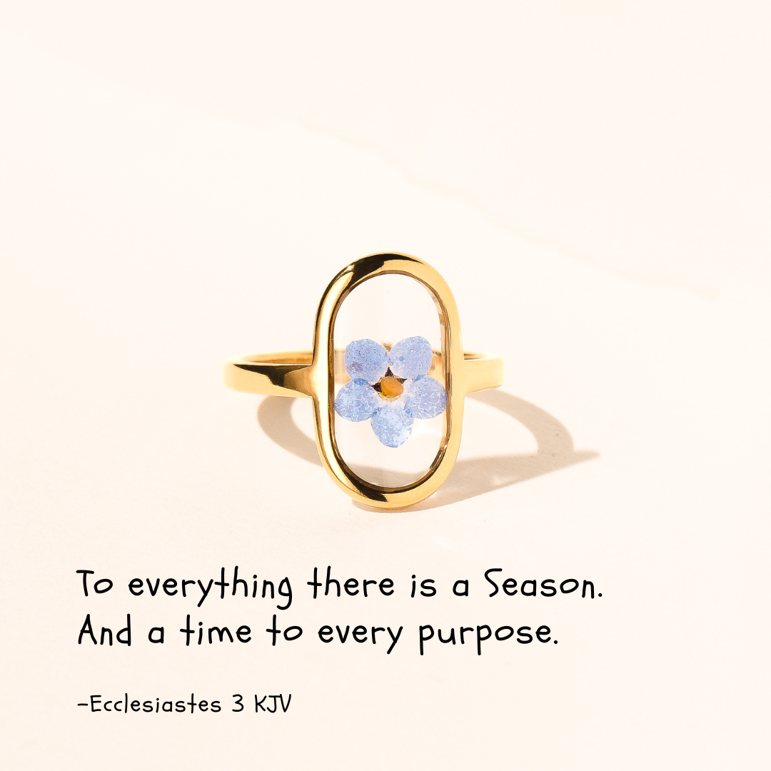 Your Season is Here! - Oval Steel Ring