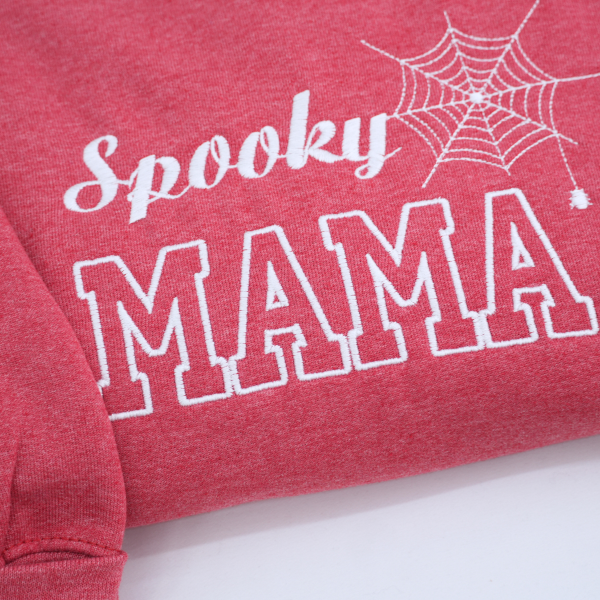 Custom Spooky Mama T-Shirt, Sweatshirt Or Hoodie, Fall Sweatshirt, Embroidered Gift for Mama, Halloween Gift for Moon