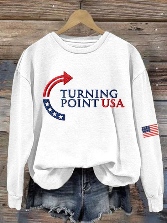 Women's Turning Point USA Print Sweatshirt