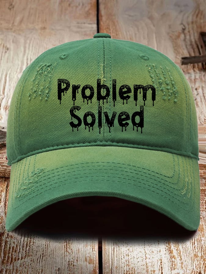 Unisex Problem Solved Hat