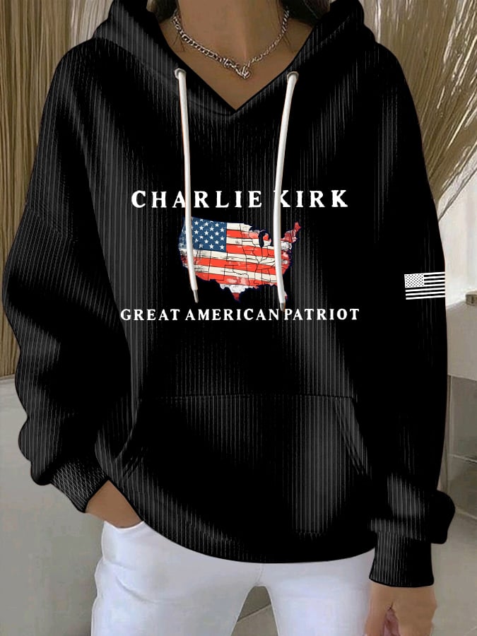 Women's Great American Patriotic Print Casual Sweatshirt