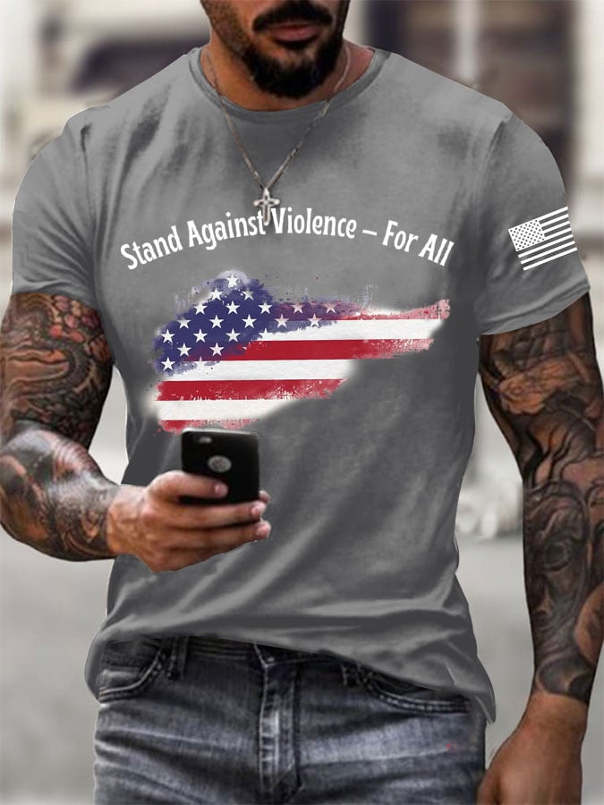 Men's  Freedom  Printed T-Shirt