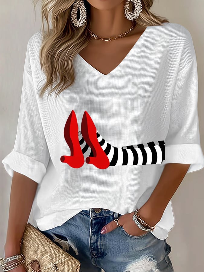 Women's Halloween Print T-Shirt