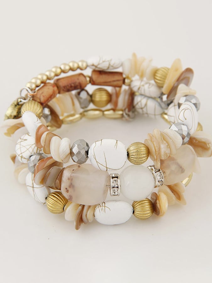 Women's Vintage Turquoise Beaded Multilayer Bracelet