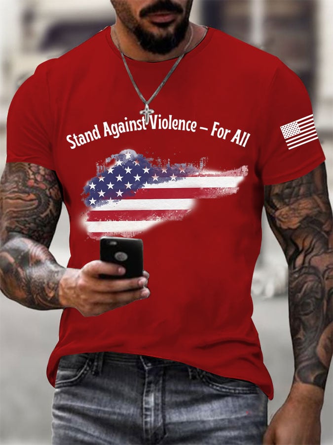 Men's  Freedom  Printed T-Shirt