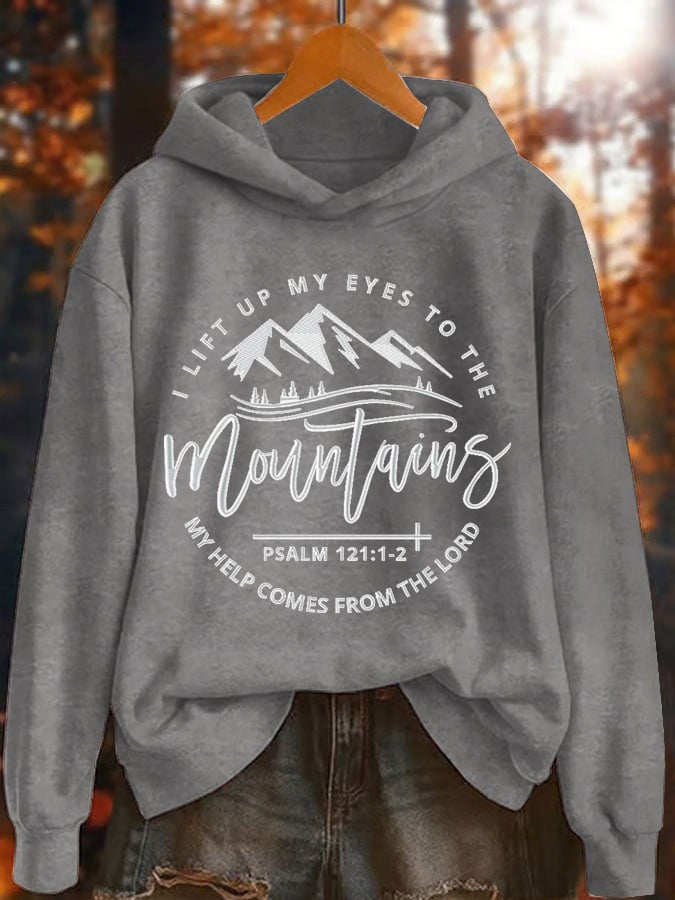 Women's Faith Print Hoodie