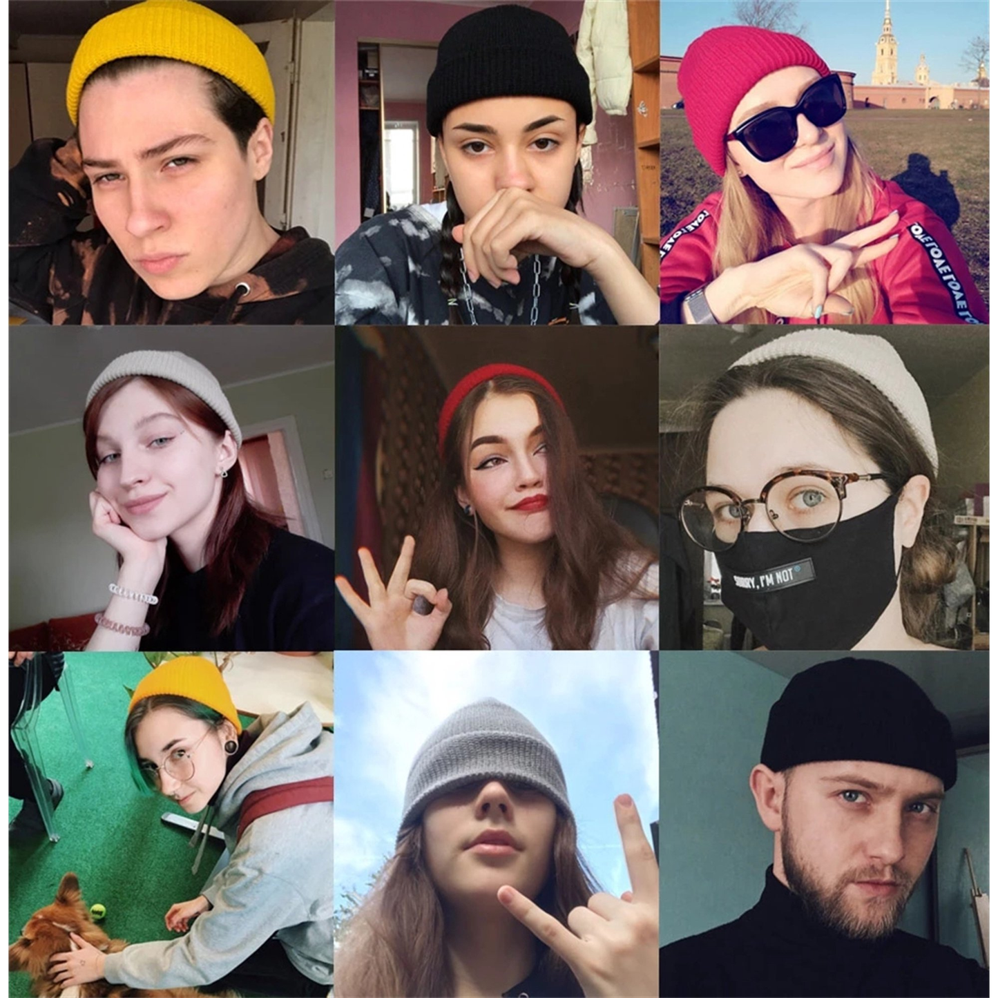 🔥HOT SALE🔥Winter Street Skull Cap – Hip-Hop Knit Beanie for Cold Season