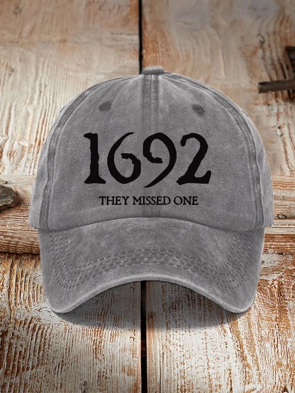 1692 They Missed One Salem Witch Sun Hat