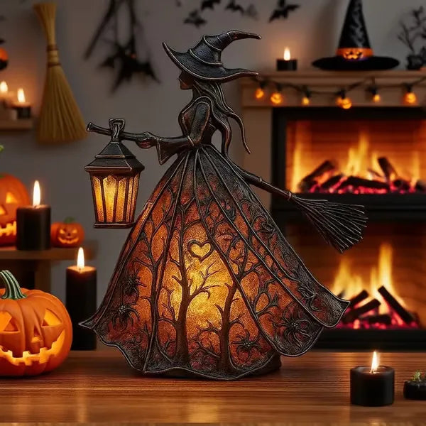 Halloween Witch Lamp