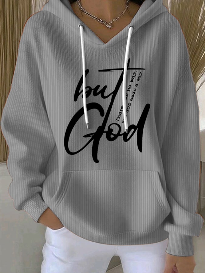 Women'S There Was No Way But God Made A Way Sweatshirts