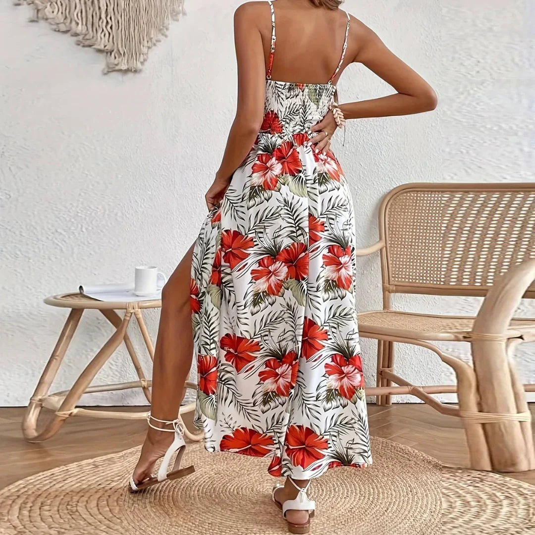 Elegant Floral Maxi Dress