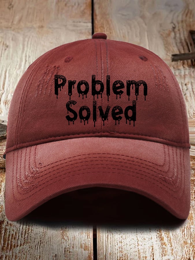 Unisex Problem Solved Hat