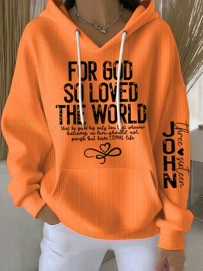 Women's For God So Loved The World Sweatshirts