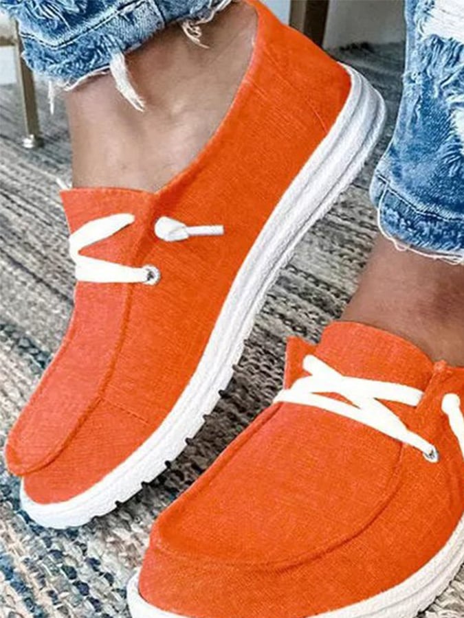 Solid Color Casual Shoes