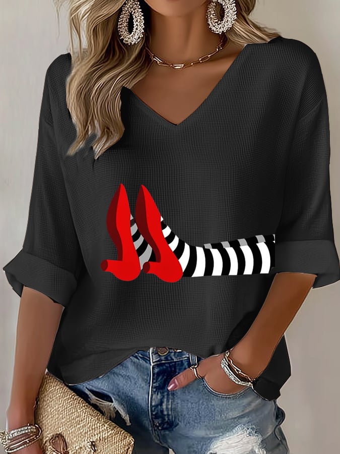 Women's Halloween Print T-Shirt