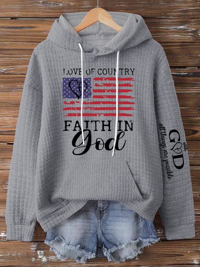 Women's Faith In God Sweatshirts