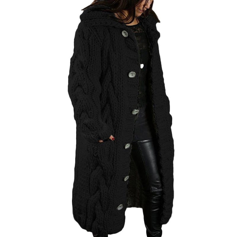 🔥FREE SHIPPING ONLY TODAY🔥2025 Knitted Thick-Line Jumper Coat