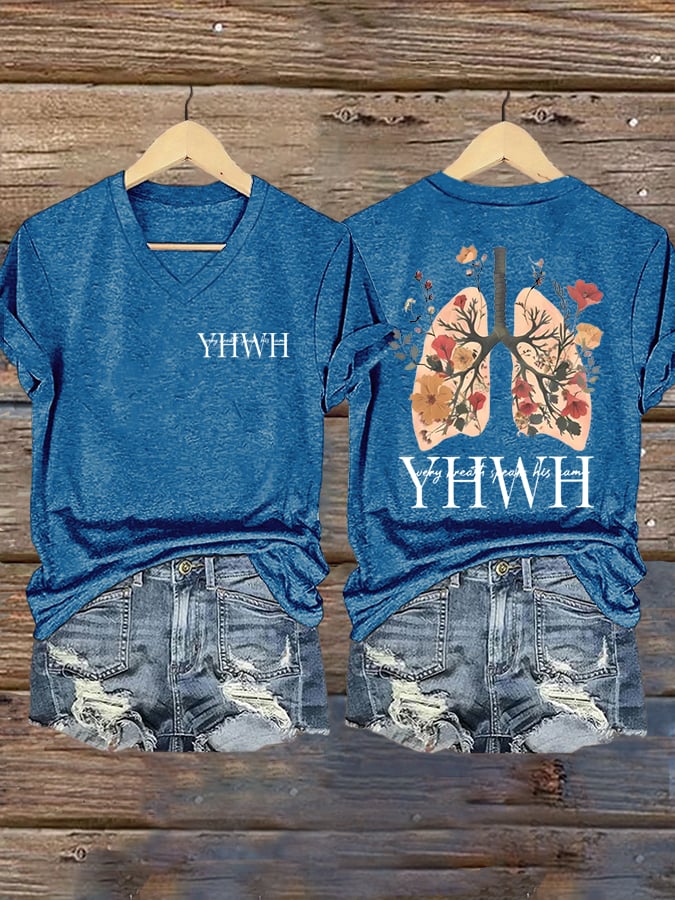 Women's Faith Printed Casual T-Shirt