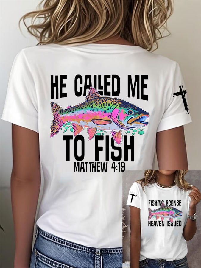 Women's Faith Printed Short-Sleeved T-Shirt