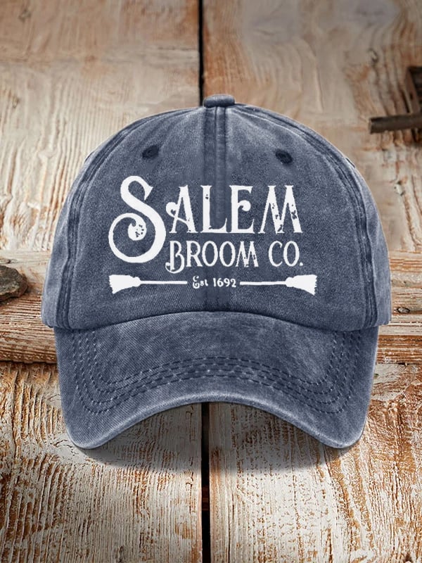 Salem Broom Co Quality Handcrafted Enchanted Est 1692 Sun Hat