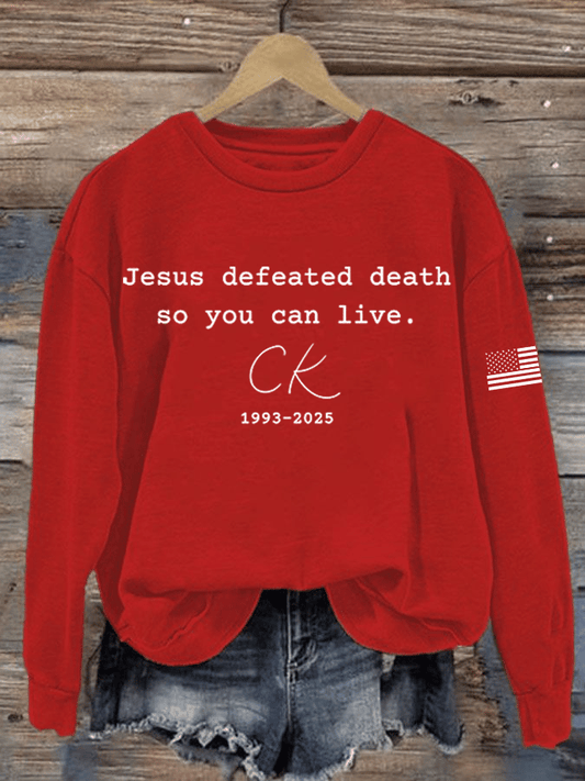 Women's Hot Events Printed Crew Neck Sweatshirt