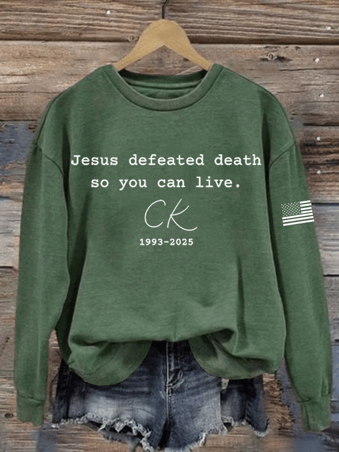 Women's Hot Events Printed Crew Neck Sweatshirt