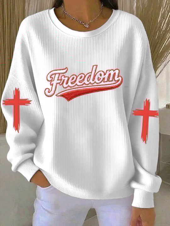 Women's Hot Free Will Printed Round Neck T-shirt