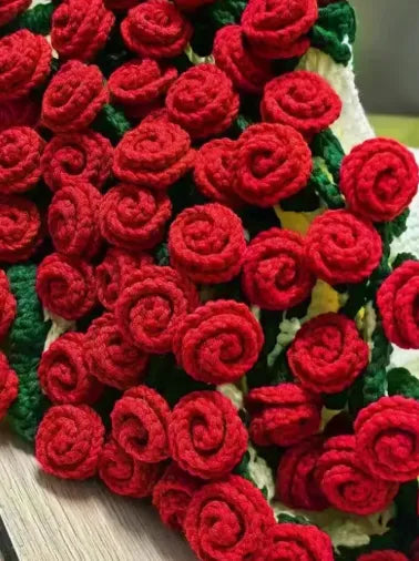 🌸DIY handmade rose blanket