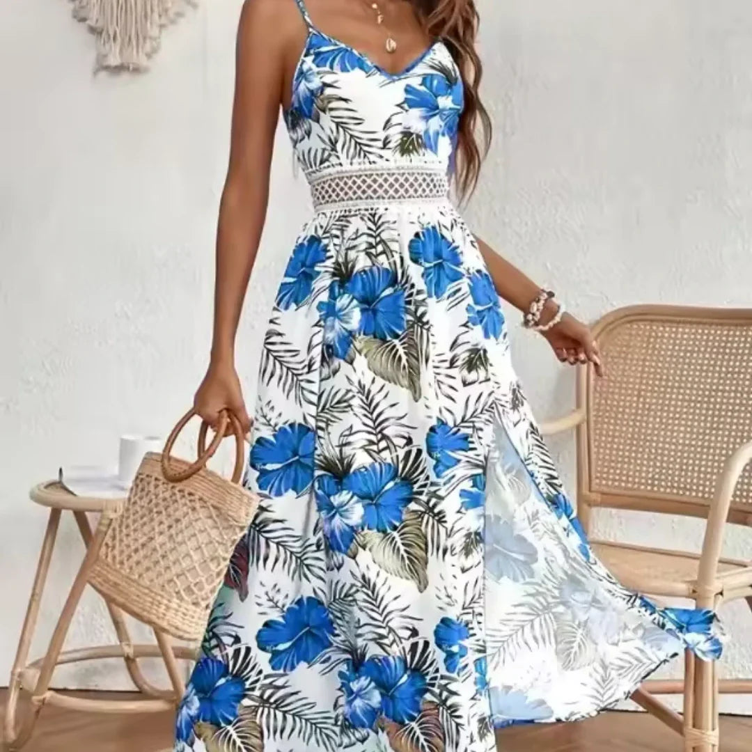 Elegant Floral Maxi Dress