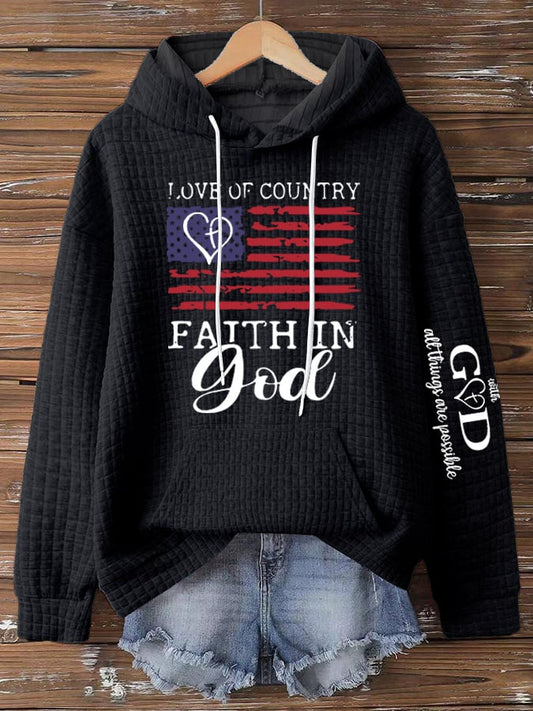 Women's Faith In God Sweatshirts