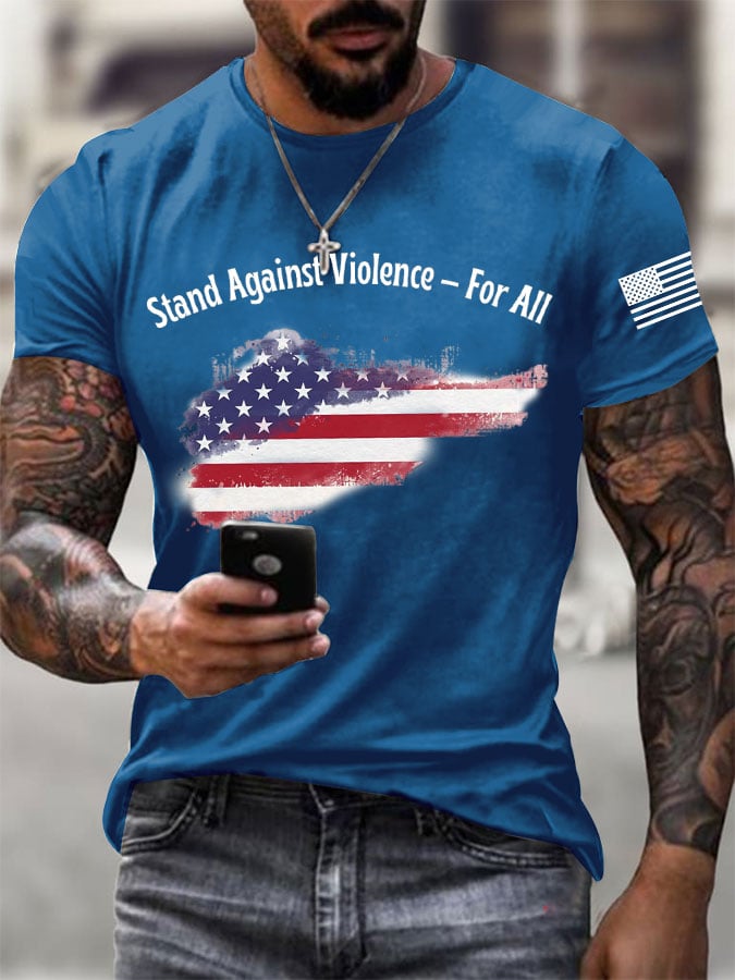 Men's  Freedom  Printed T-Shirt