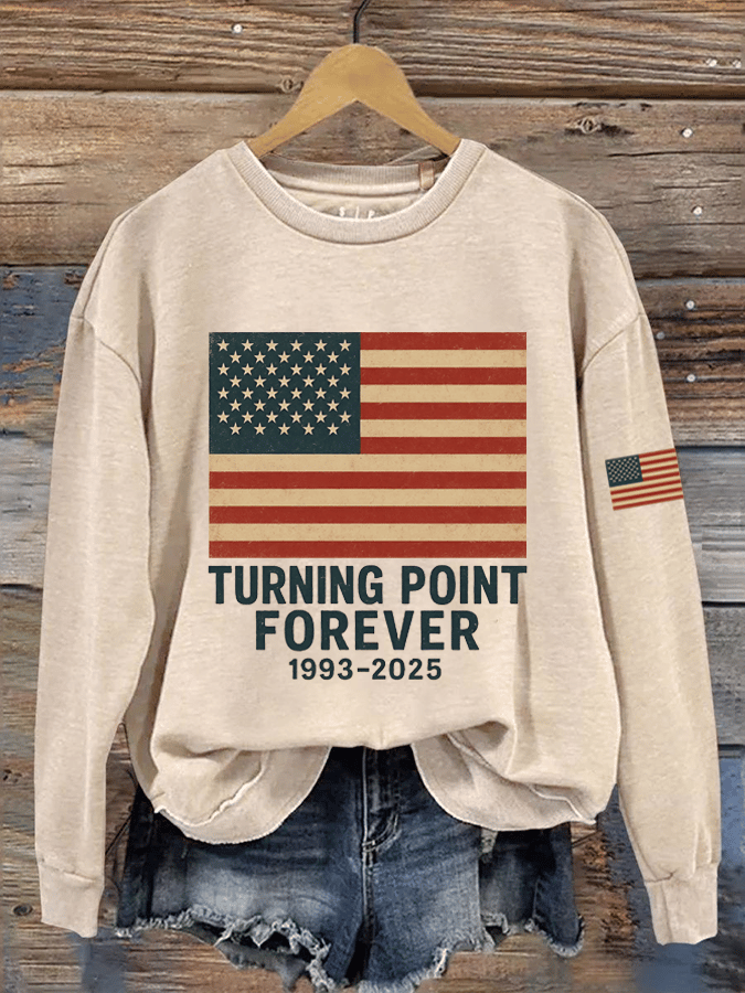 Women's Hot Events Printed Crew Neck Sweatshirt