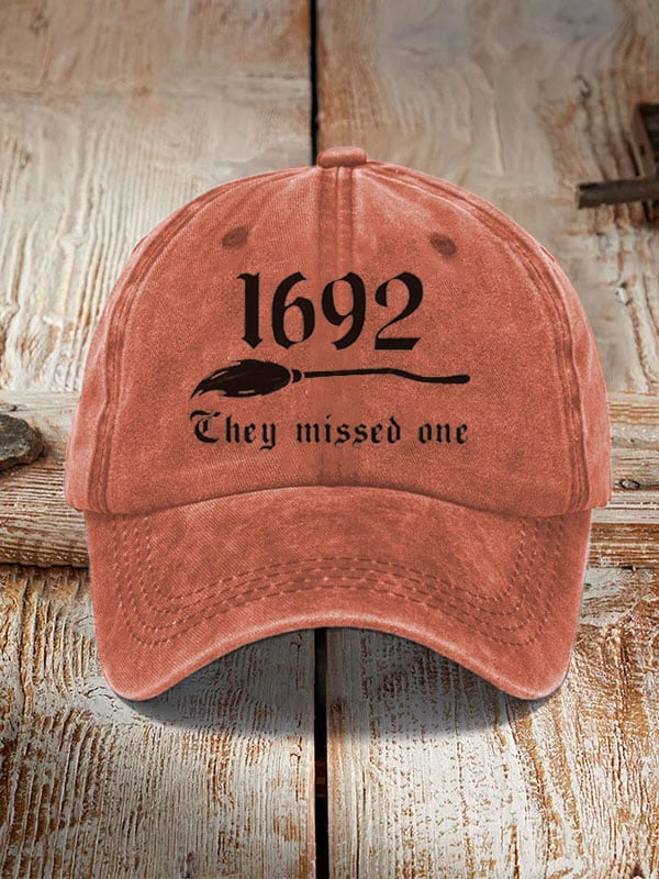 1692 They Missed One Salem Witch Sun Hat