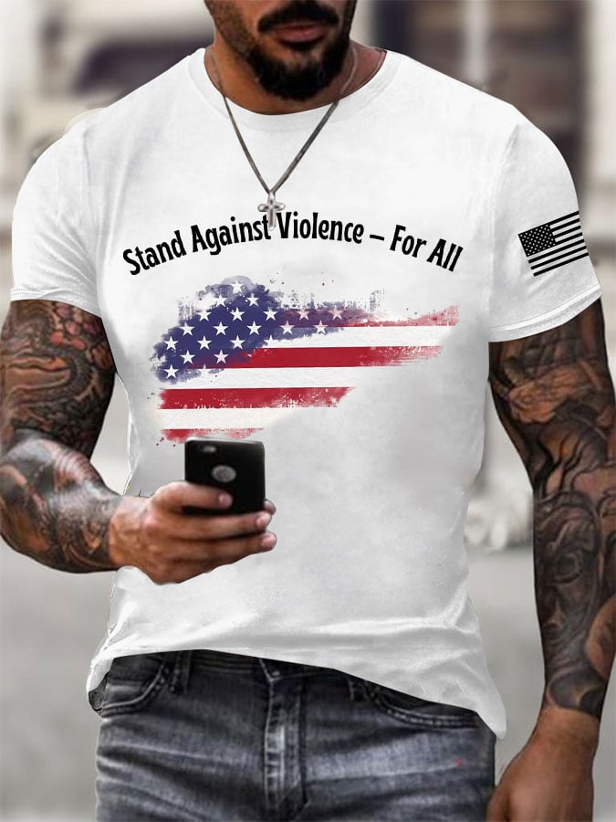 Men's  Freedom  Printed T-Shirt