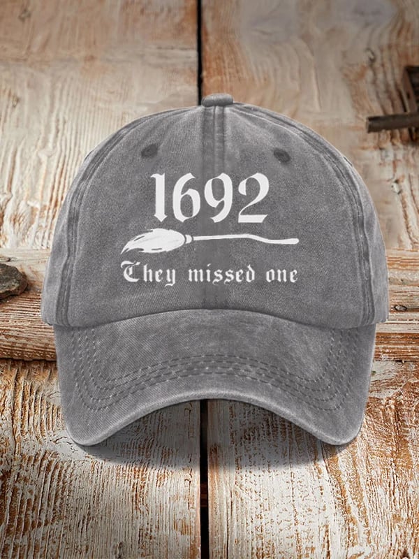 1692 They Missed One Salem Witch Sun Hat