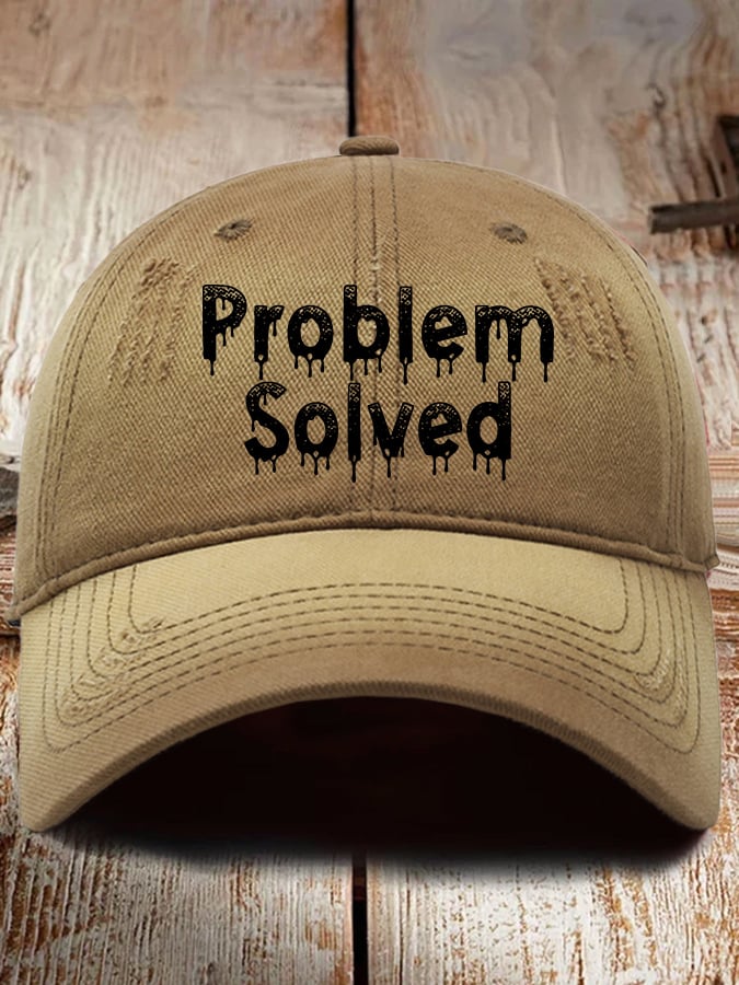 Unisex Problem Solved Hat