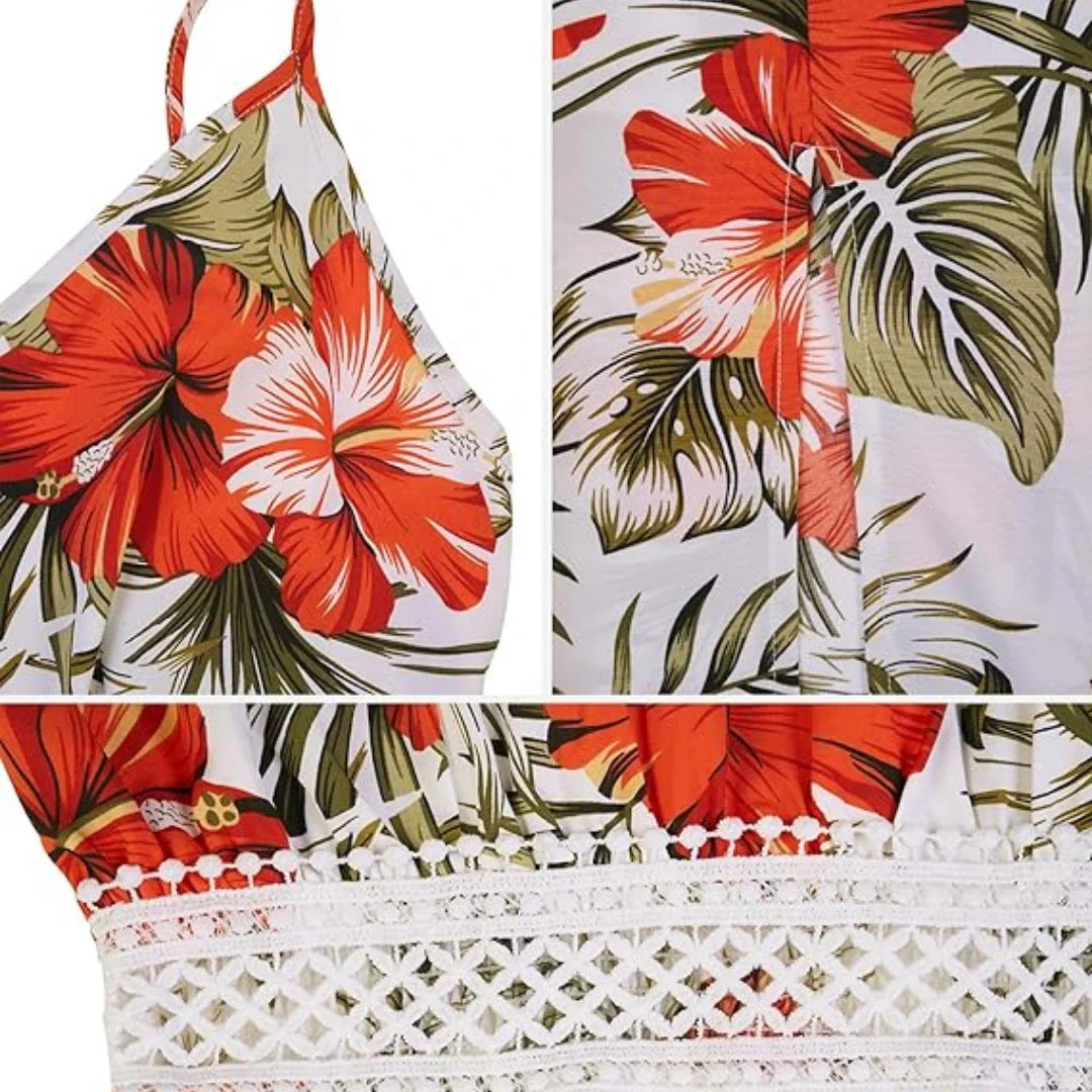 Elegant Floral Maxi Dress