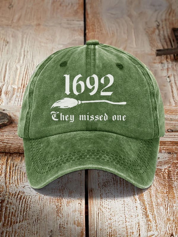 1692 They Missed One Salem Witch Sun Hat