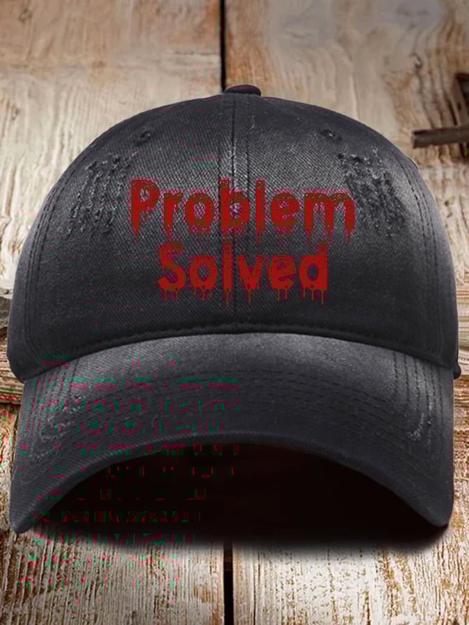 Unisex Problem Solved Hat