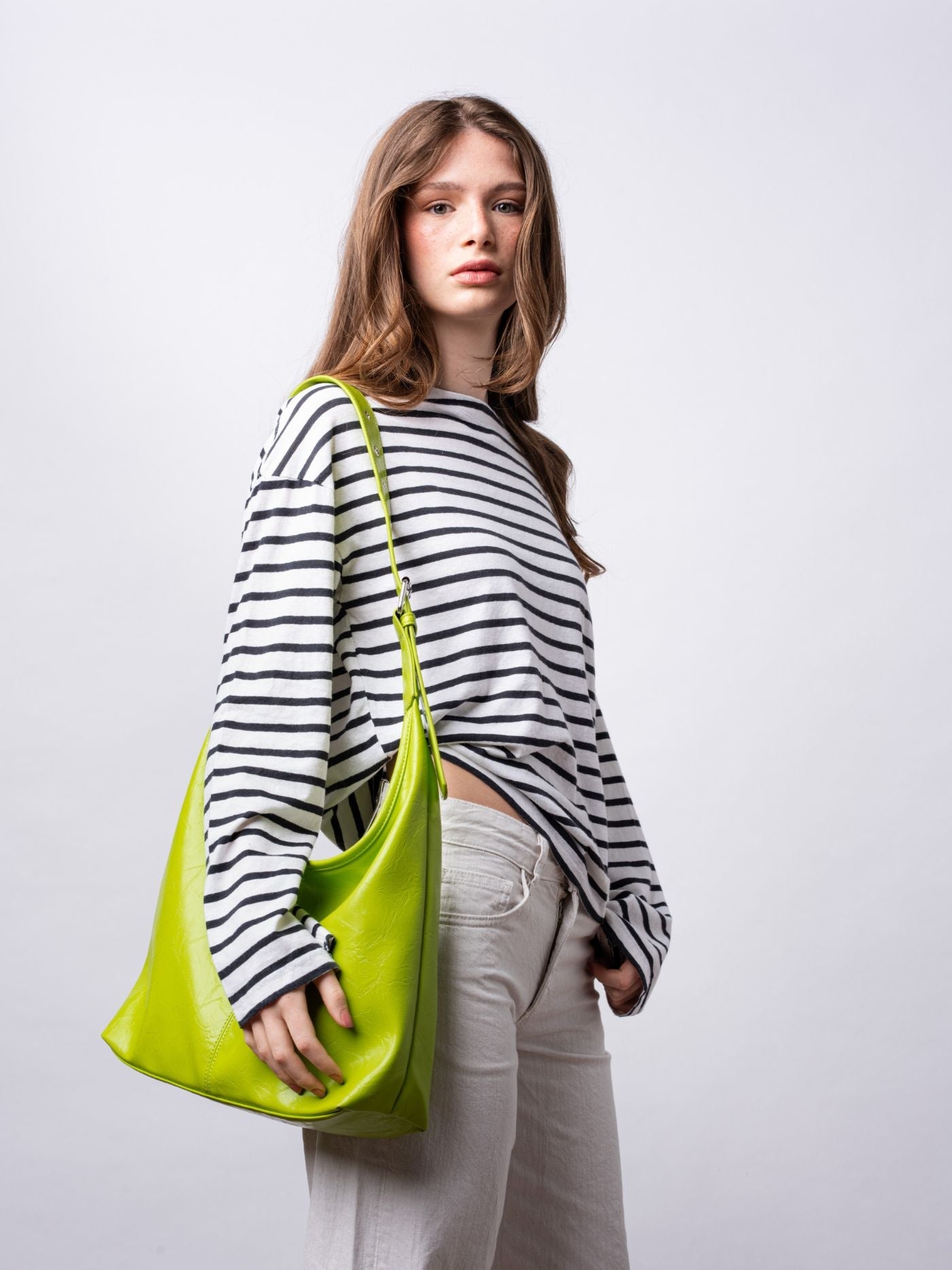 Crossbody Scarlett Distressed Leather Tote