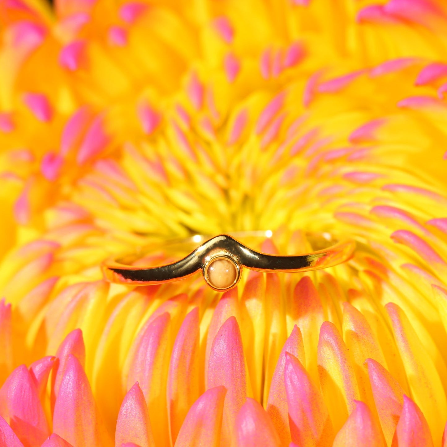 Dainty Move Mountains - Sterling Silver Ring