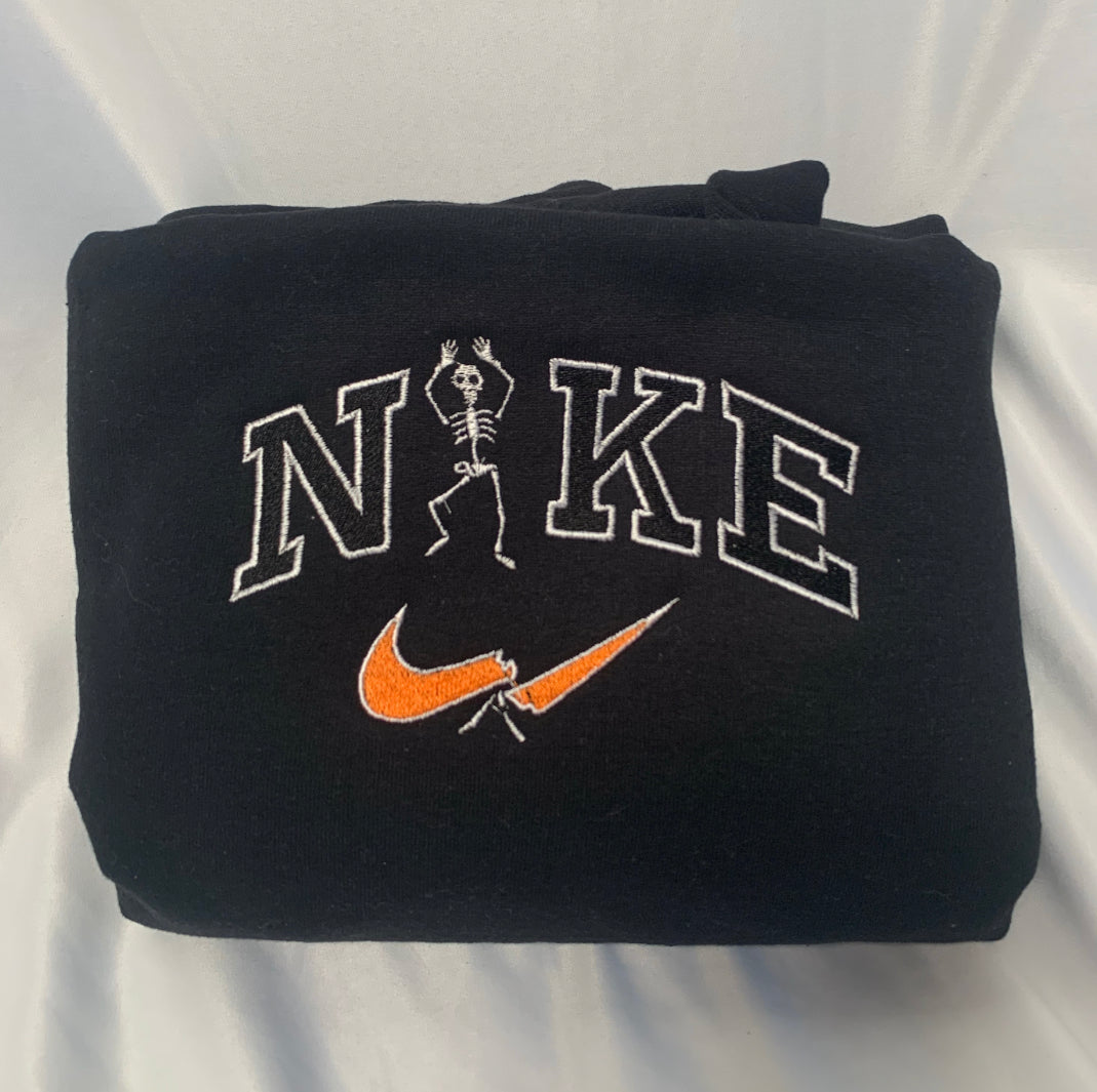 Skeleton Embroidered Crewneck