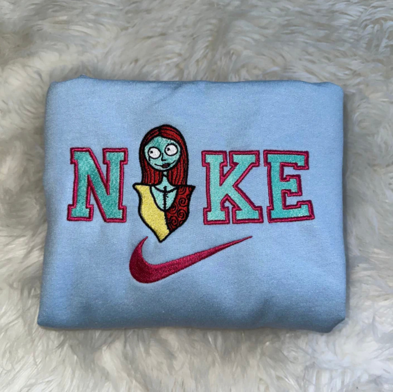 Sally Skellington Embroidered Crewneck