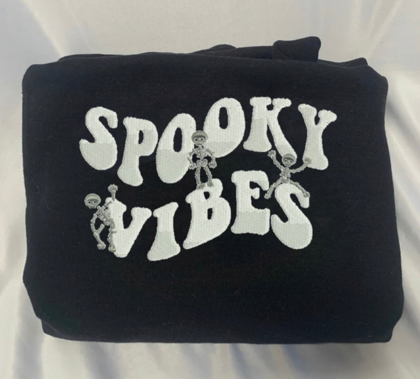 Spooky Vibes Embroidered Sweatshirt